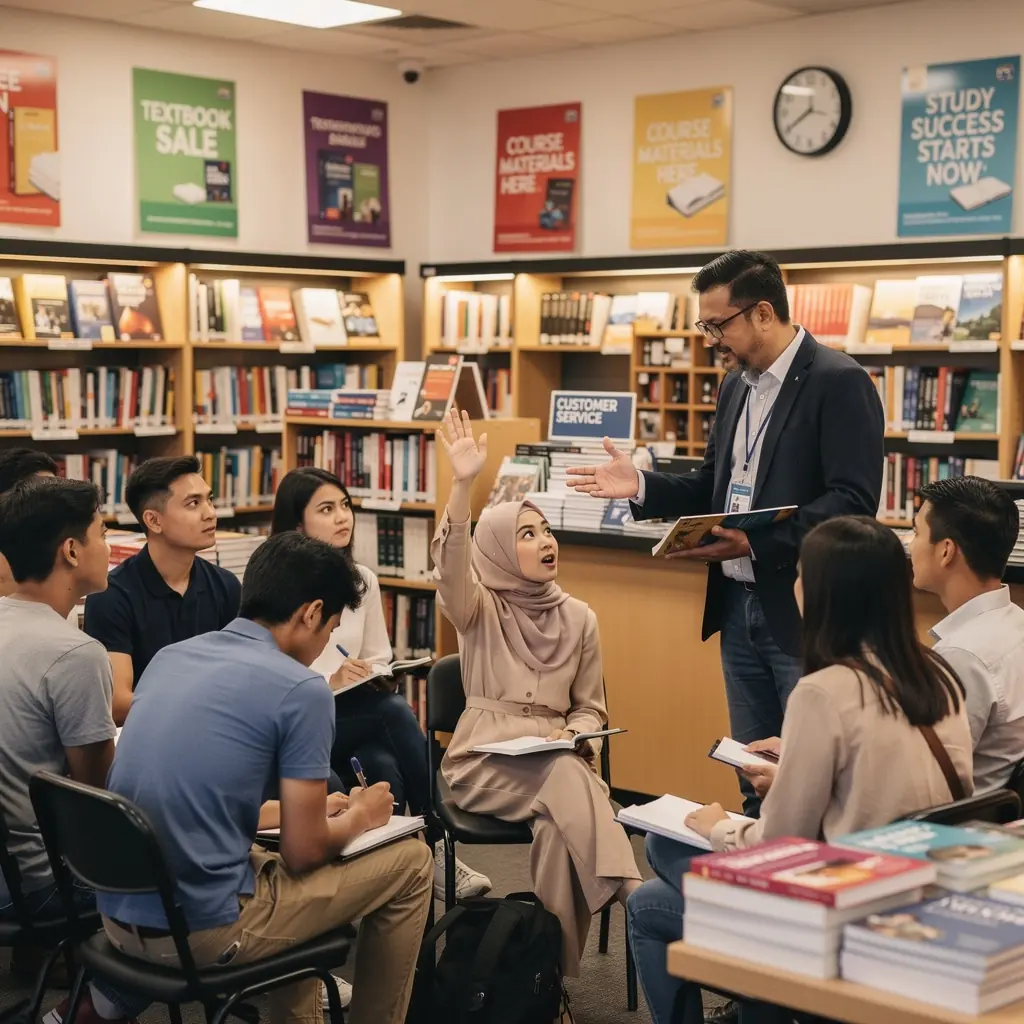Close-up of a textbook cover featuring a well-known academic title relevant to university studies.